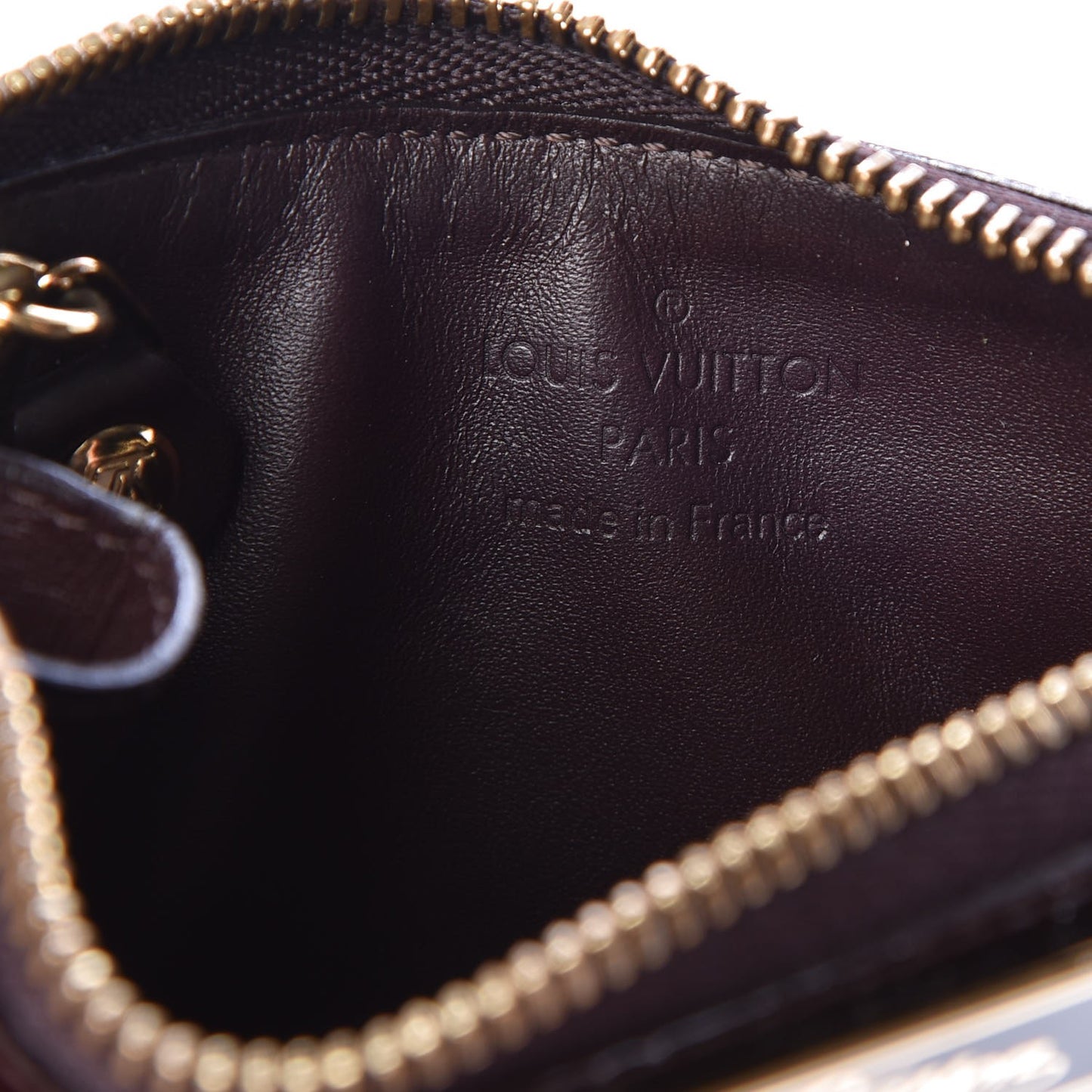 Vernis Key Pouch Amarante