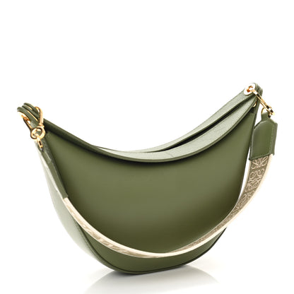 Loewe Satin Calfskin Jacquard Luna Bag Avocado Green 3 of 10