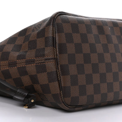 Louis Vuitton Damier Ebene Neo Neverfull MM Rose Ballerine 9 of 10