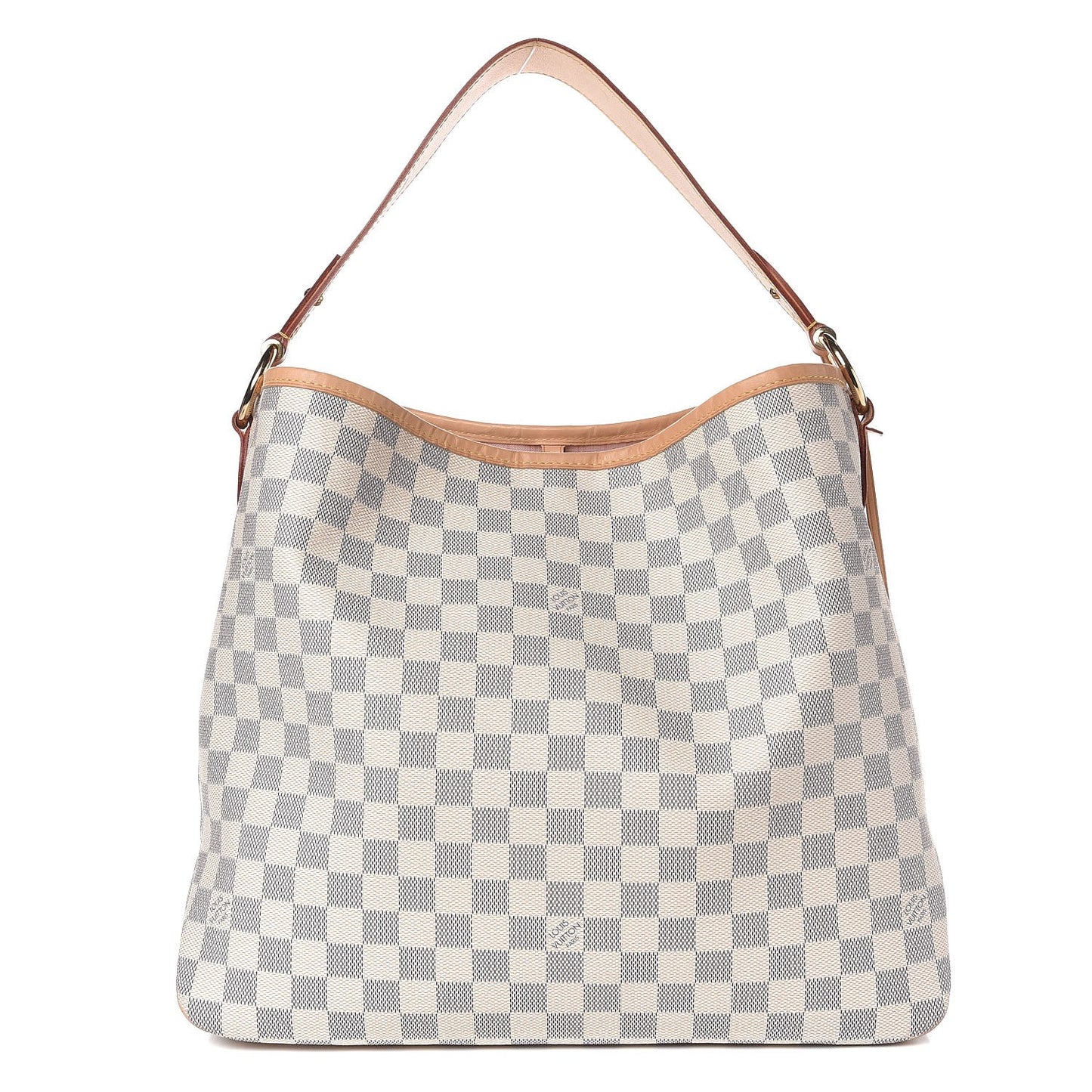 Damier Azur Delightful MM Rose Ballerine