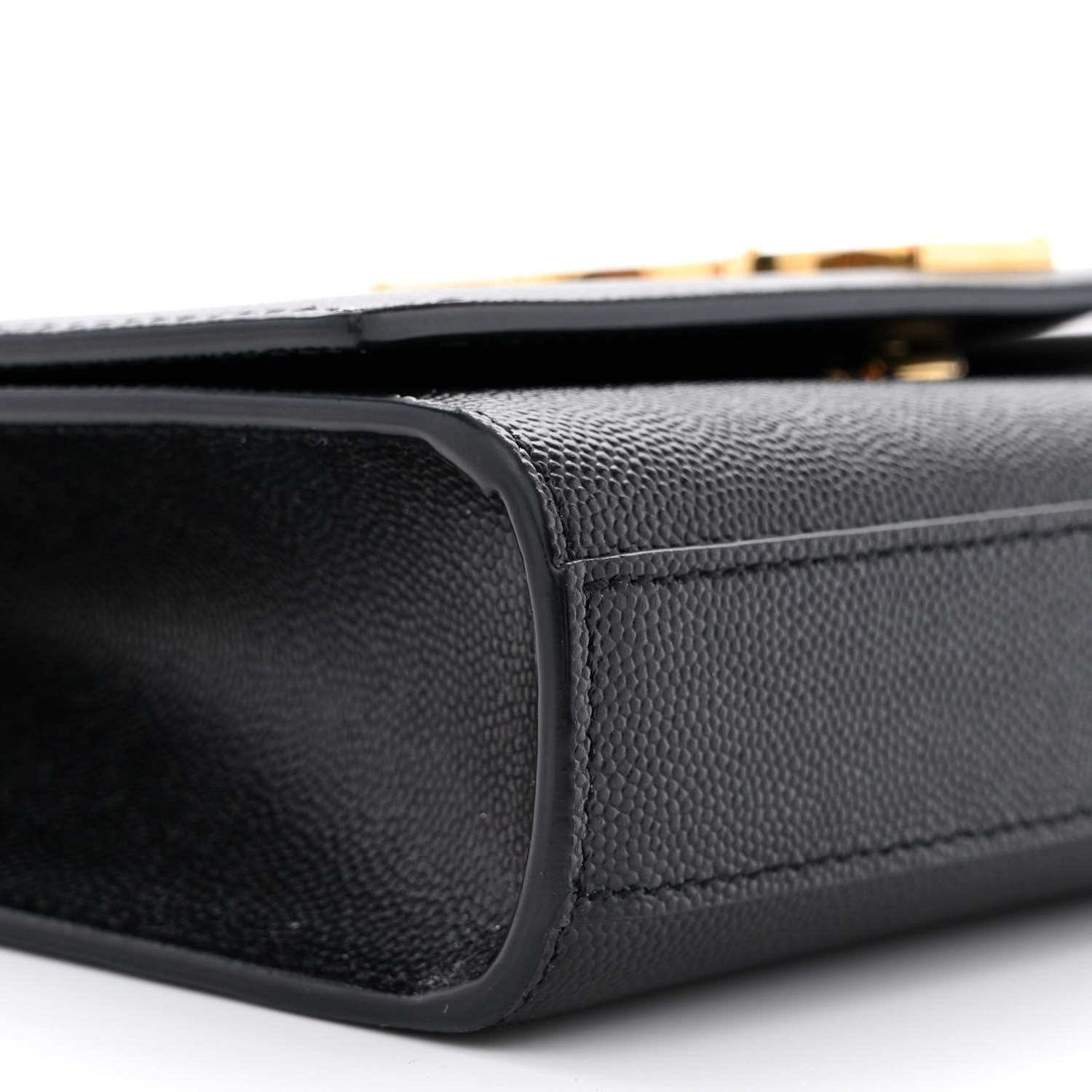 Saint Laurent Grain De Poudre Small Monogram Kate Satchel Black 8 of 9