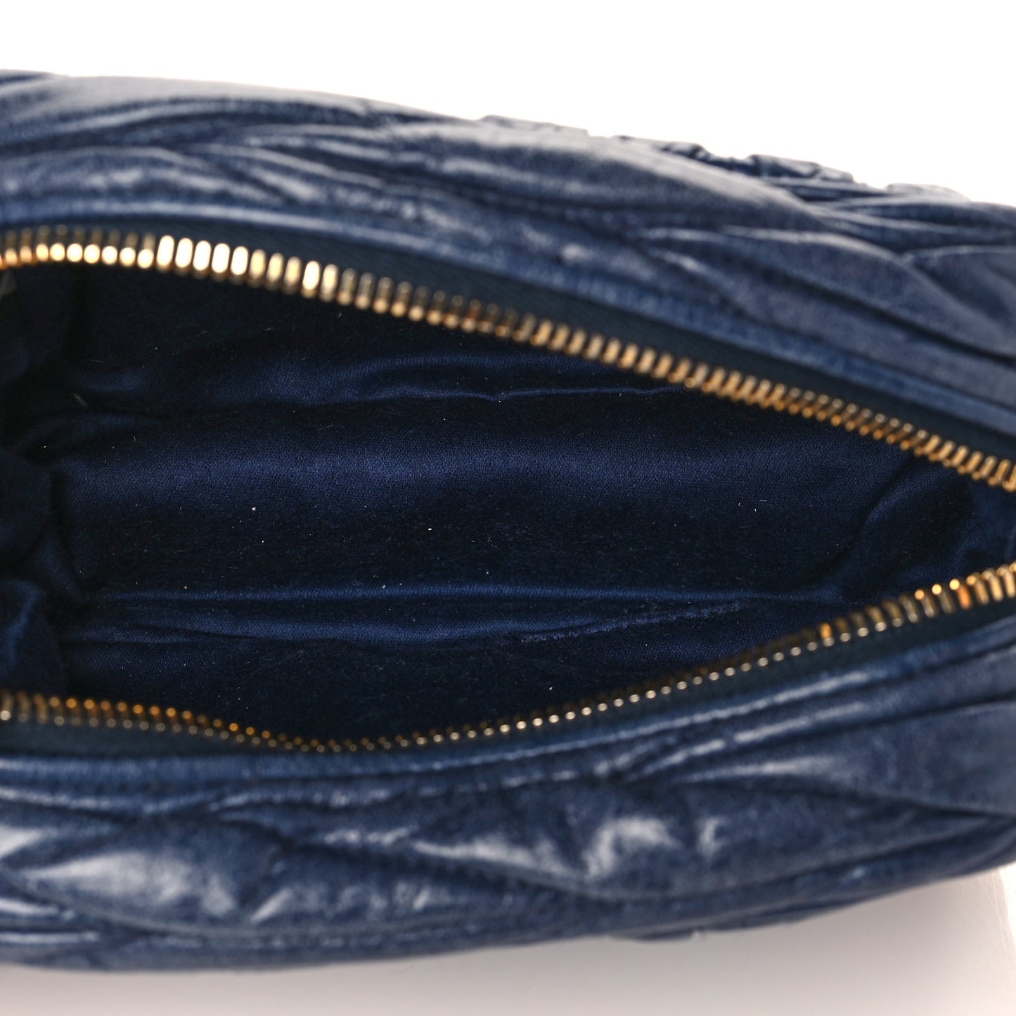 Nappa Matelasse Lux Crossbody Bleuette