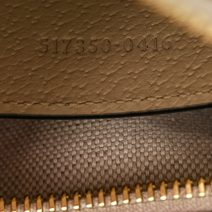 Gucci GG Supreme Monogram Textured Calfskin Web Mini Ophidia Shoulder Bag Beige Mystic White Oatmeal 7 of 16