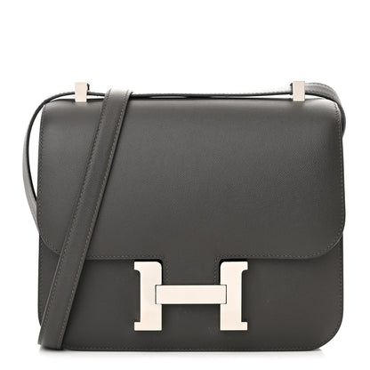 Hermes Madame Calfskin Constance 24 Graphite 1 of 17