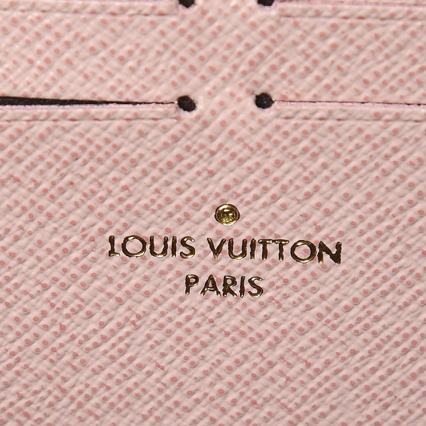 Monogram Clemence Wallet Rose Ballerine