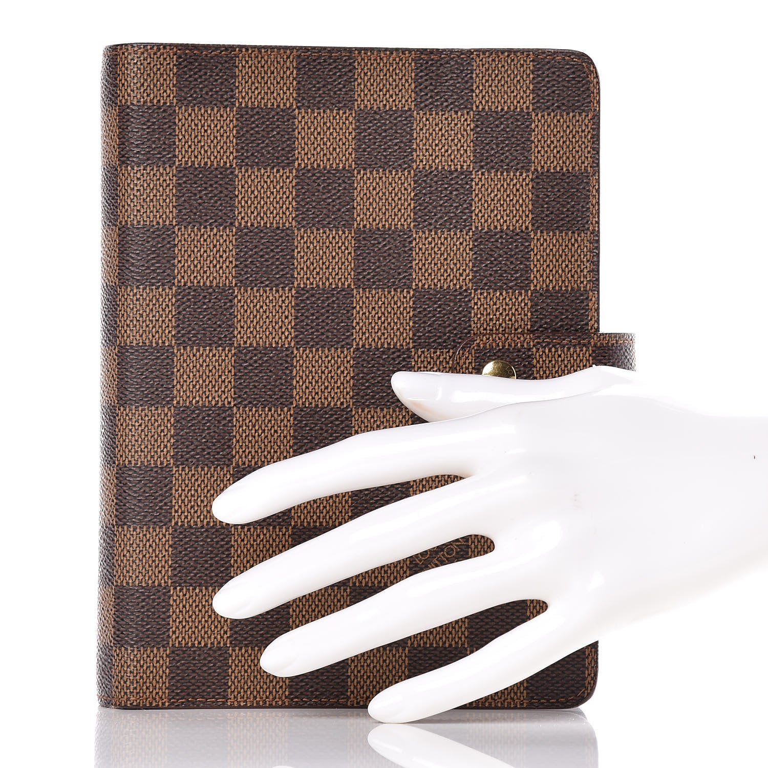 Louis Vuitton Damier Ebene Medium Ring Agenda Cover 2 of 10