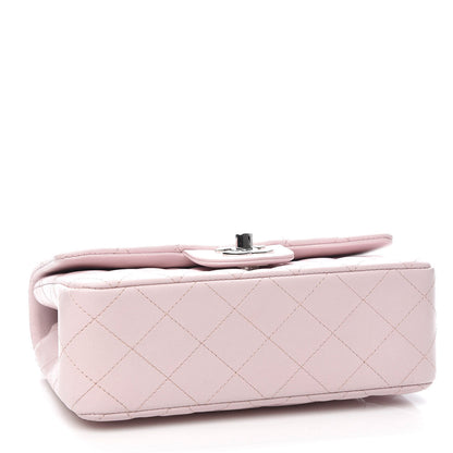 Chanel Lambskin Quilted Mini Rectangular Flap Light Pink 4 of 11