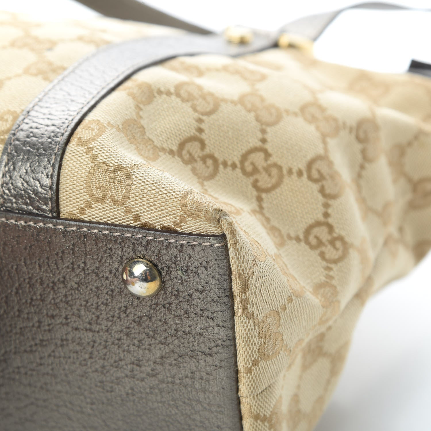 Gucci Monogram Medium Abbey Tote Dark Brown 11 of 17