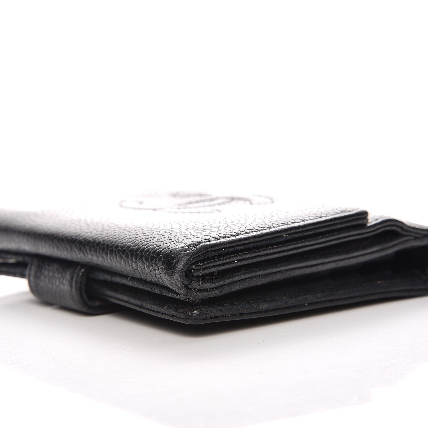 Chanel Caviar Timeless CC Compact French Wallet Black 15 of 16