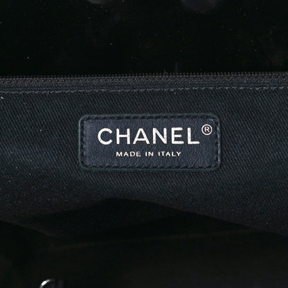 Chanel Vinyl Quilted Large In The Business Tote Black 5 of 10