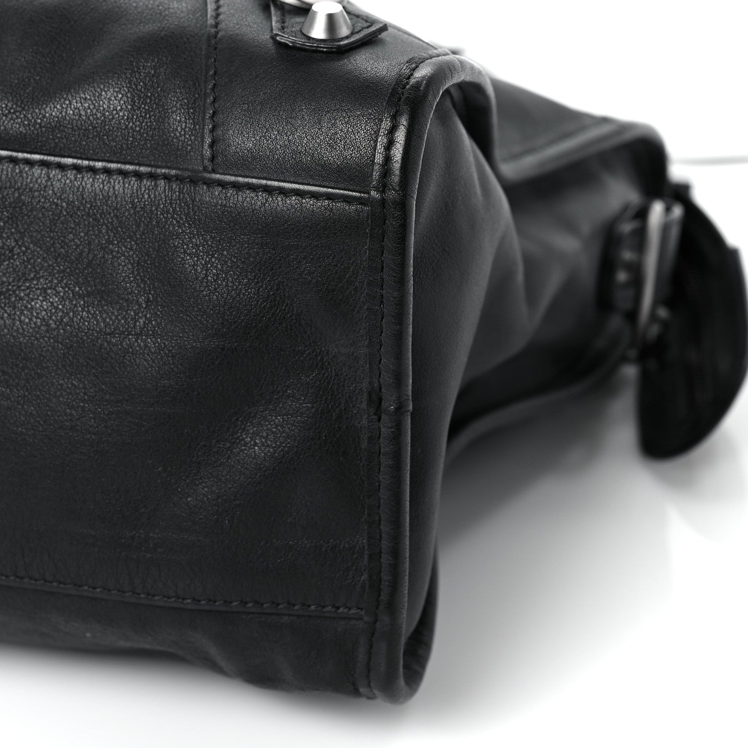 Balenciaga Calfskin Classic Silver Hardware City Black 7 of 7