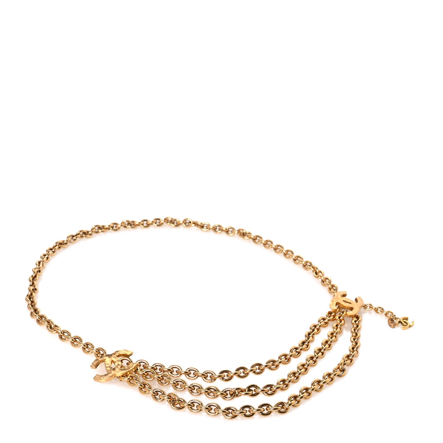 Chanel Metal Chain CC Belt Gold 1 of 5