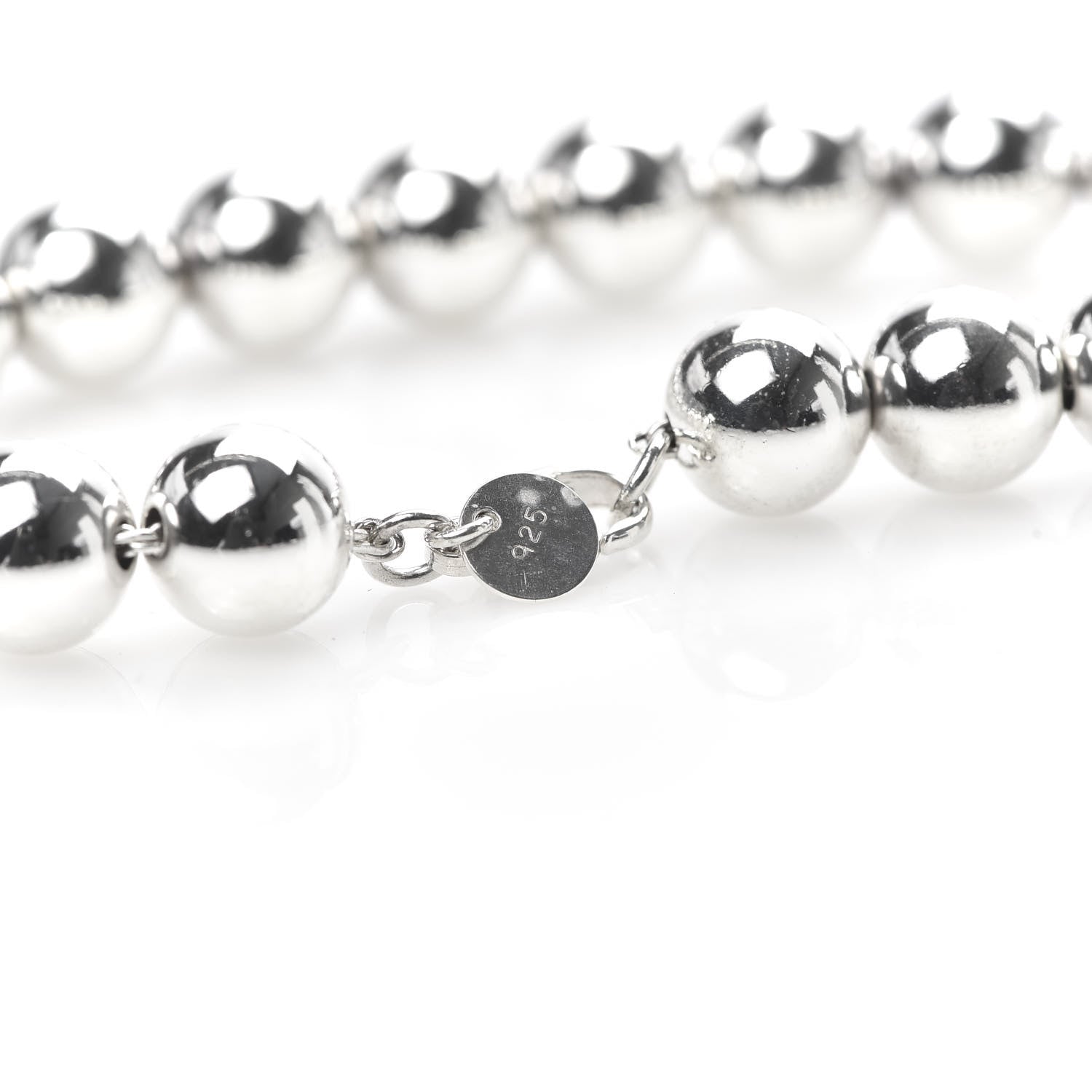 Tiffany Sterling Silver 10mm HardWear Ball Bracelet 6 of 6