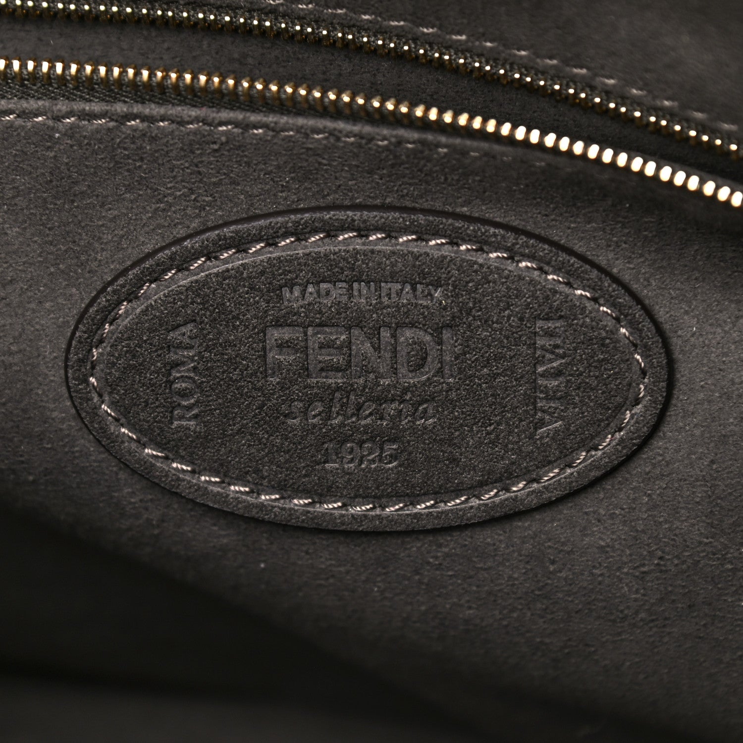 Fendi Cuoio Romano Selleria Small FF Tote Sunflower 6 of 9