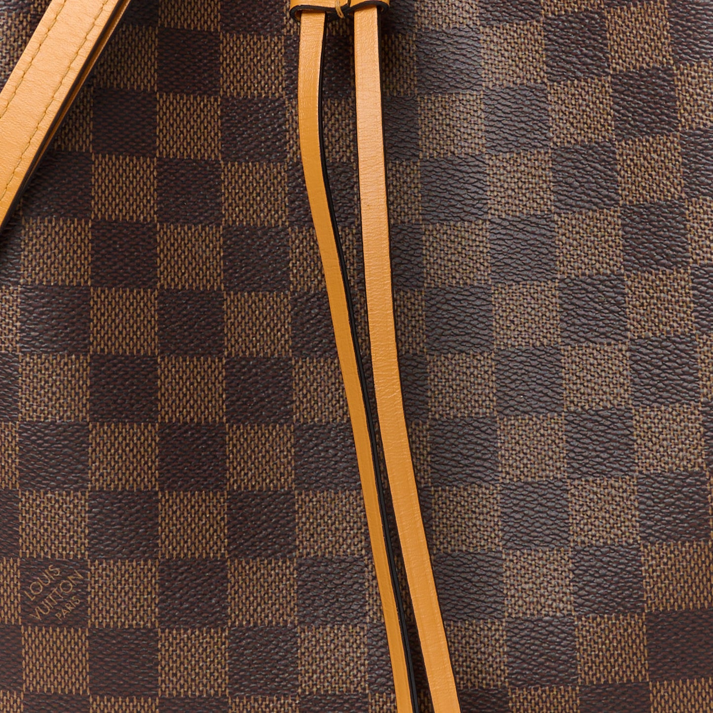 Damier Ebene Neonoe MM Safran