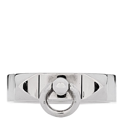 Hermes Sterling Silver PM Collier De Chien Ring 54 7 1 of 5