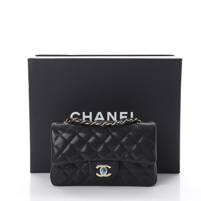Chanel Caviar Quilted Mini Rectangular Flap Black 8 of 8
