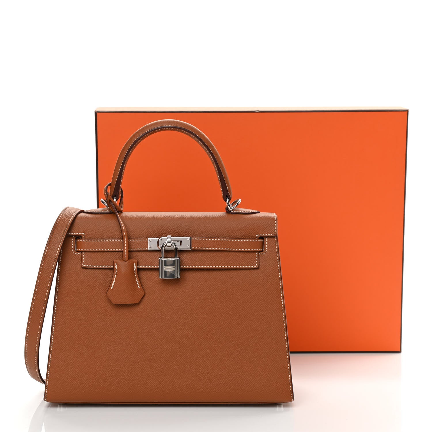 Hermes Epsom Kelly Sellier 25 Gold 14 of 14