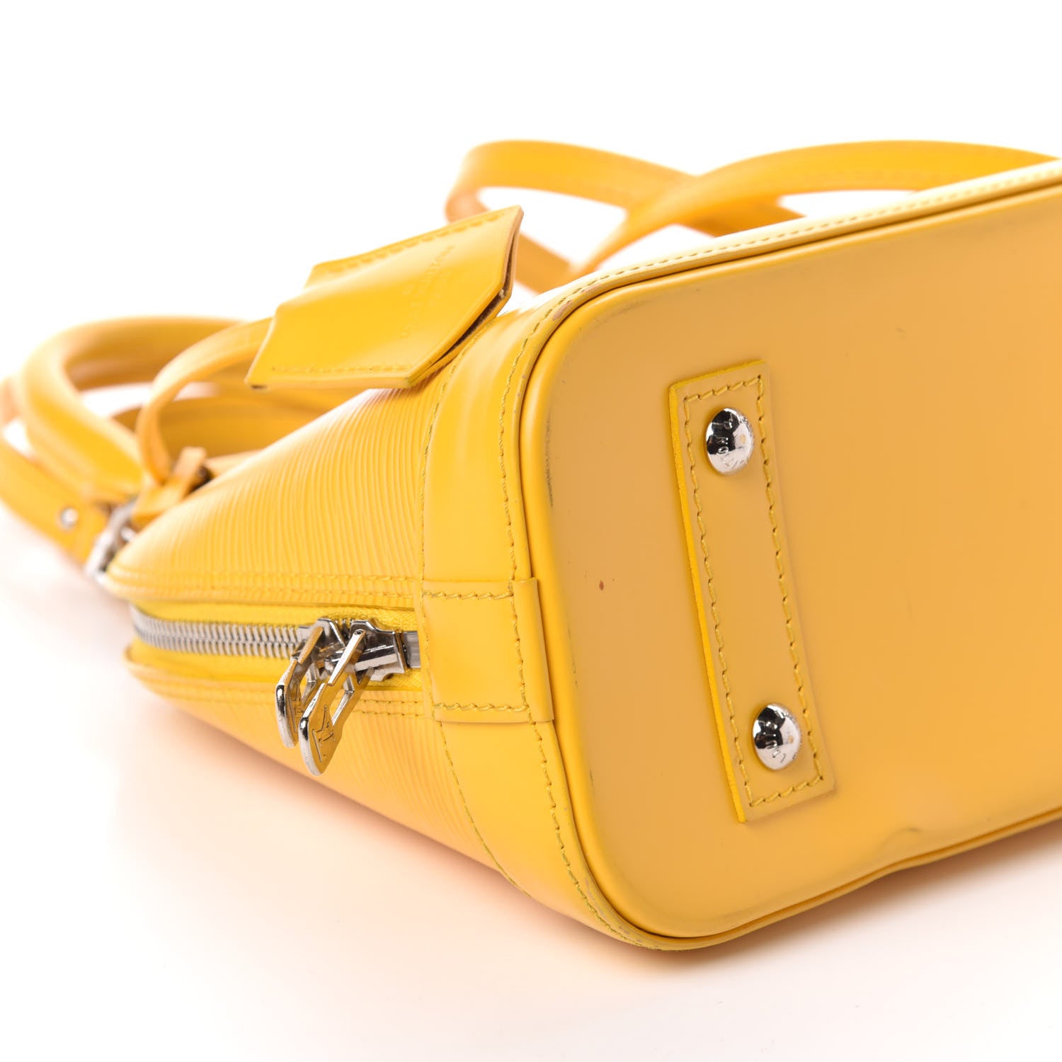 Louis Vuitton Epi Alma BB Citron 7 of 12