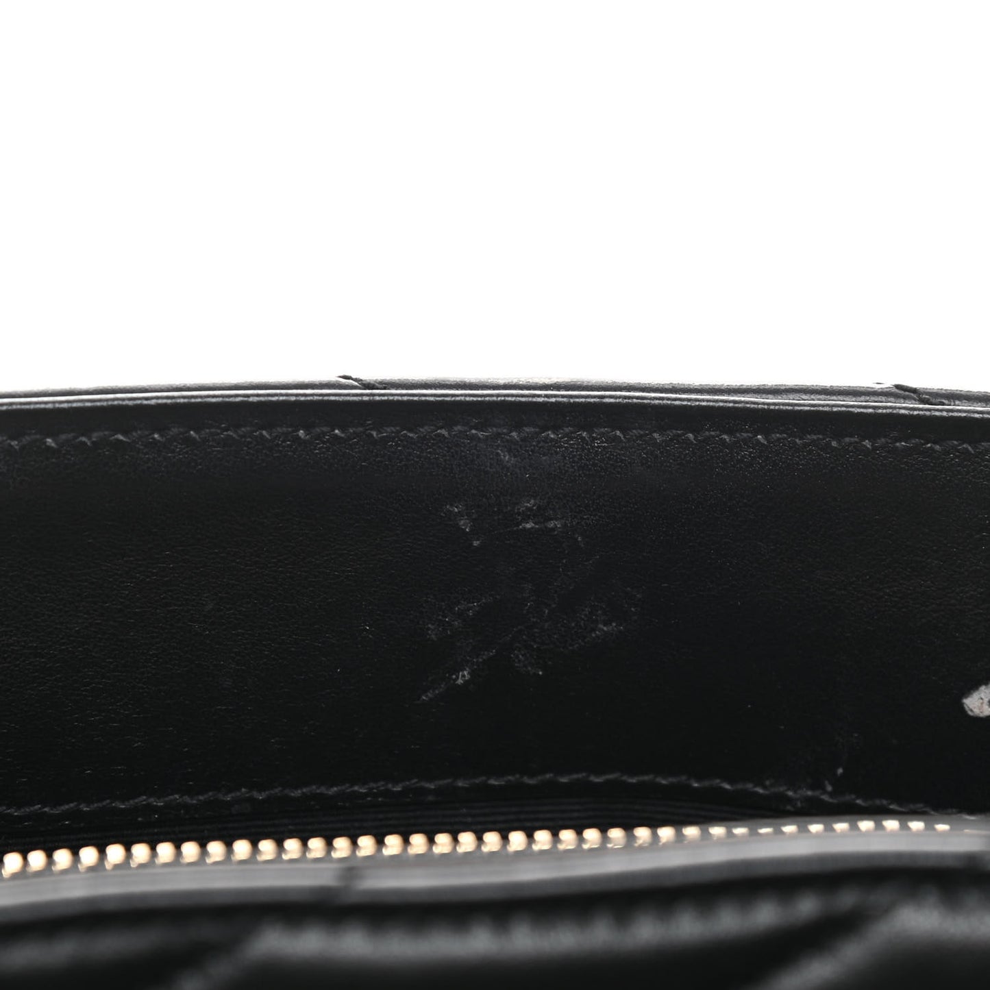 Calfskin Y Quilted Monogram Medium Loulou Chain Satchel Black