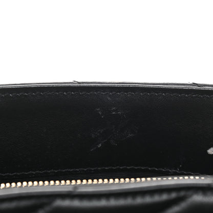 Saint Laurent Calfskin Y Quilted Monogram Medium Loulou Chain Satchel Black 12 of 14
