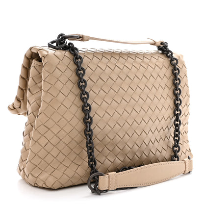 Bottega Veneta Nappa Intrecciato Small Olimpia Shoulder Bag Mink 3 of 14