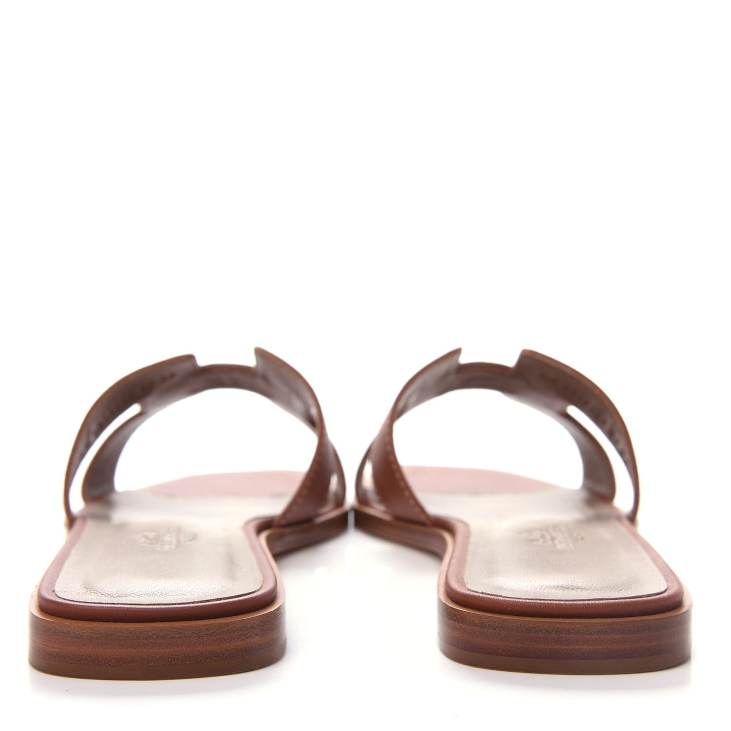 Box Calfskin Oran Sandals 37 Gold