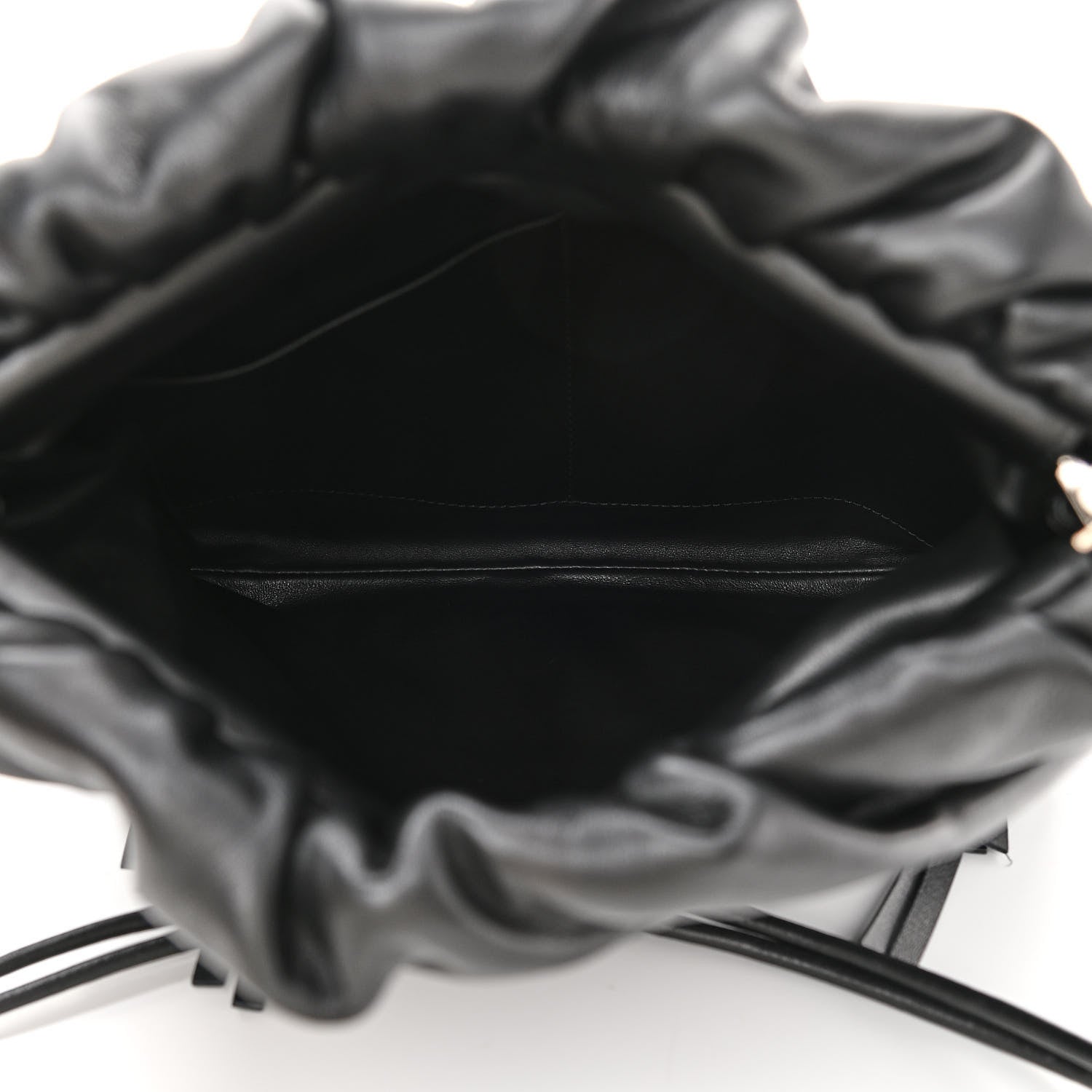 Bottega Veneta Nappa The Fringe Pouch Shoulder Bag Black 7 of 12