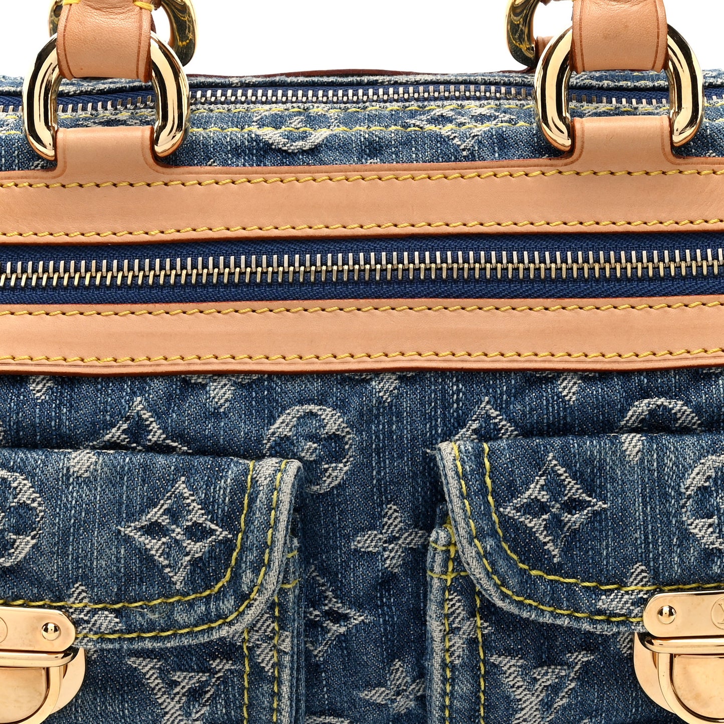 Monogram Denim Neo Speedy Blue