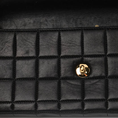 Chanel Lambskin East West Chocolate Bar Flap Black 13 of 14