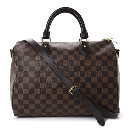 Louis Vuitton Damier Ebene Speedy Bandouliere 30 1 of 10