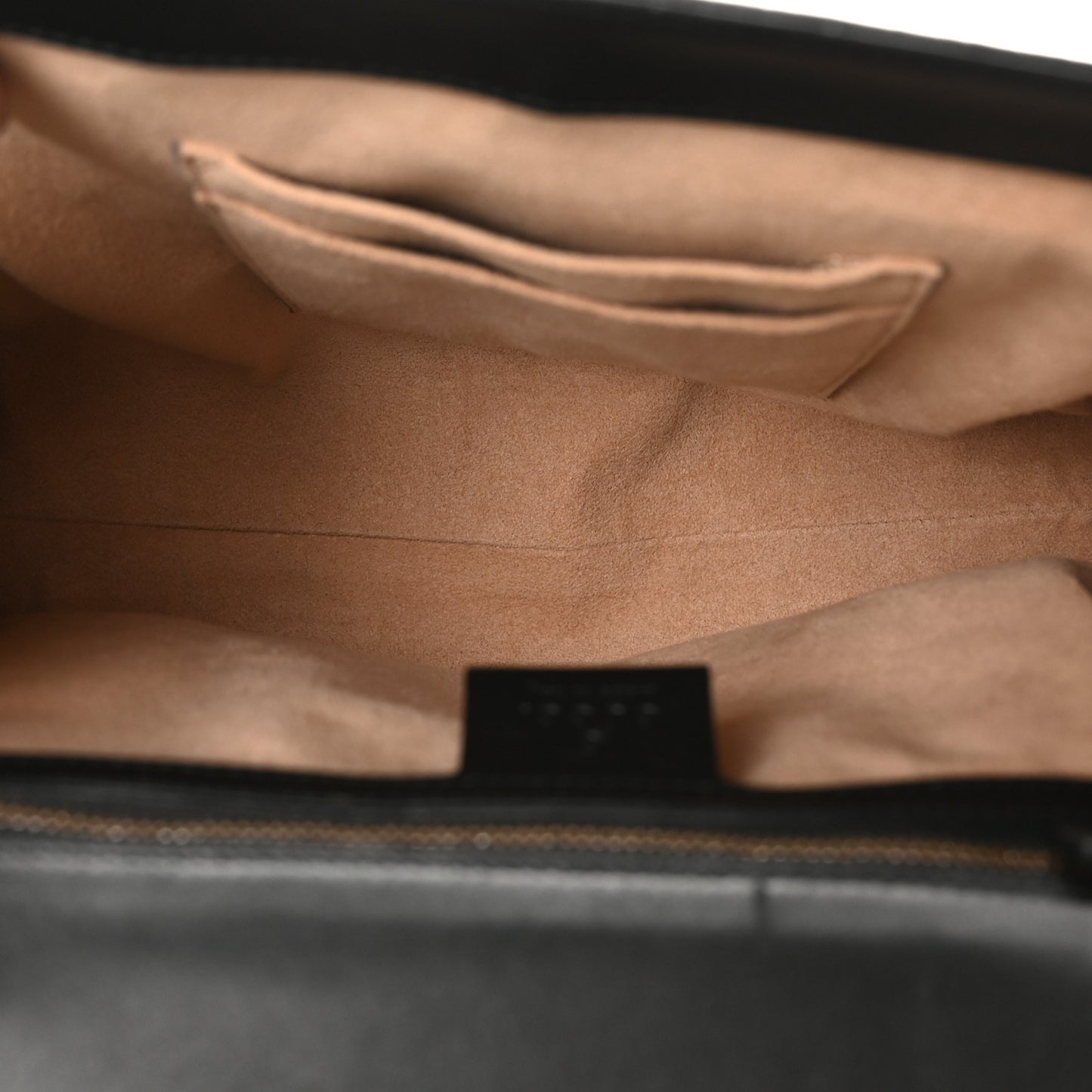 Nappa GG Supreme Monogram Medium Osiride Top Handle Bag Black Oro Vecchio Beige Ebony