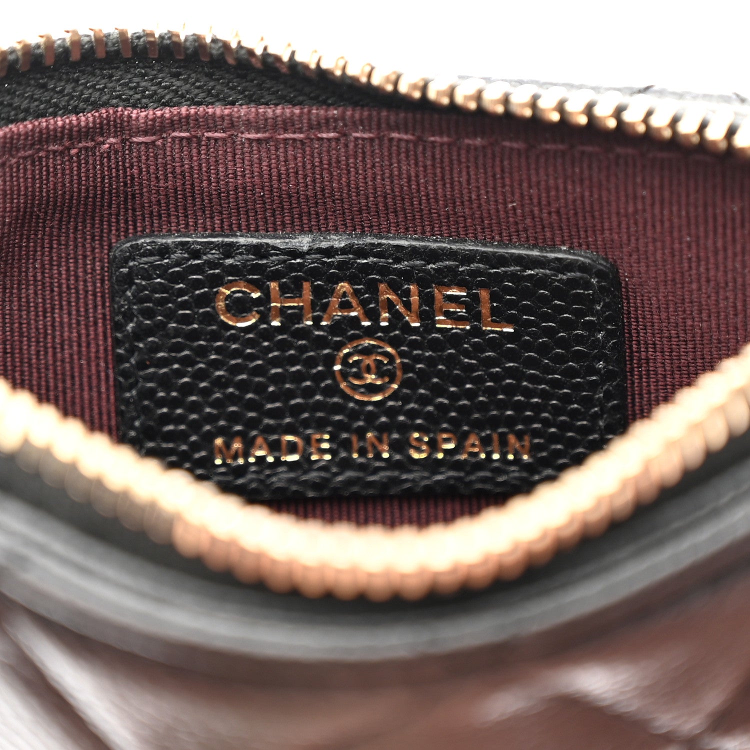 Chanel Caviar Quilted Flap Zip Card Holder Black 7 of 8