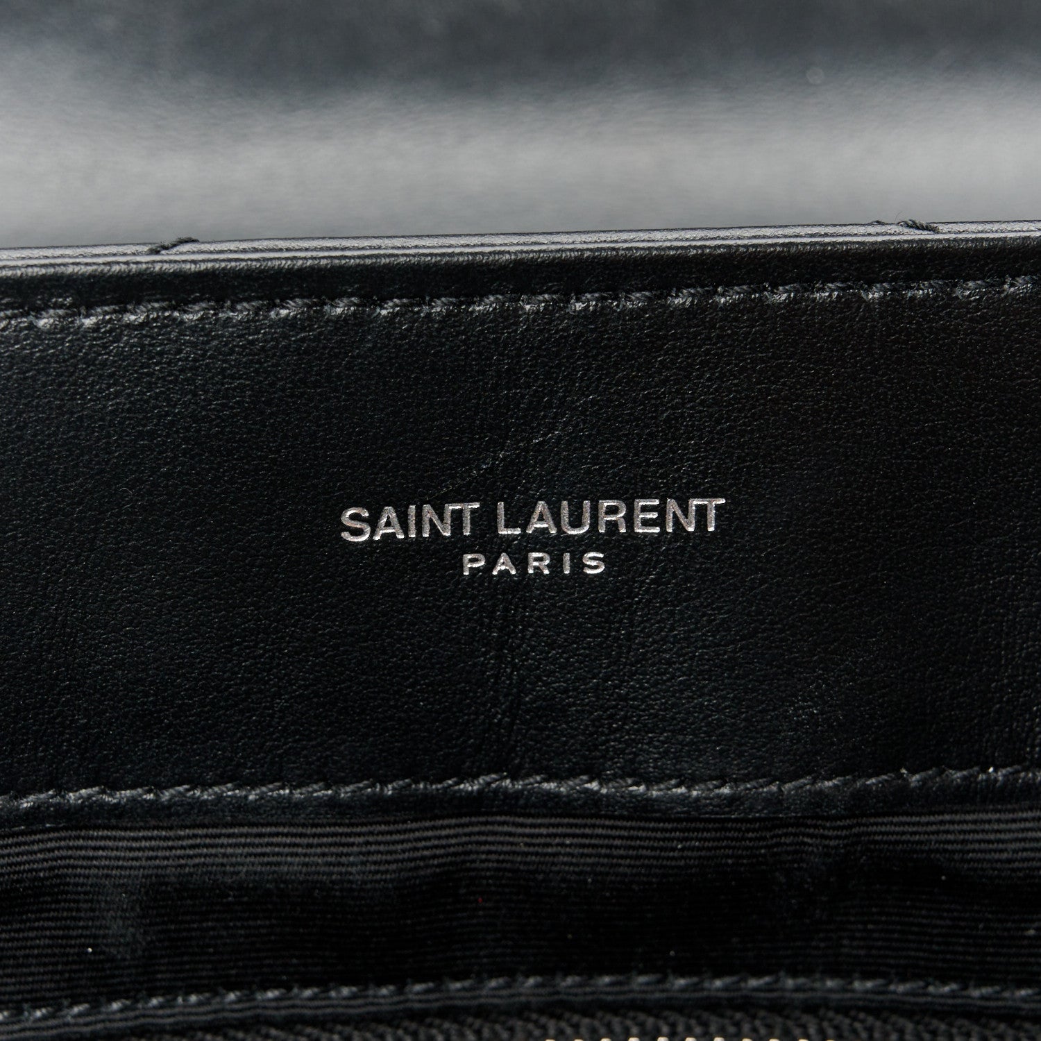 Saint Laurent Calfskin Y Quilted Monogram Medium Loulou Chain Satchel Black 6 of 11