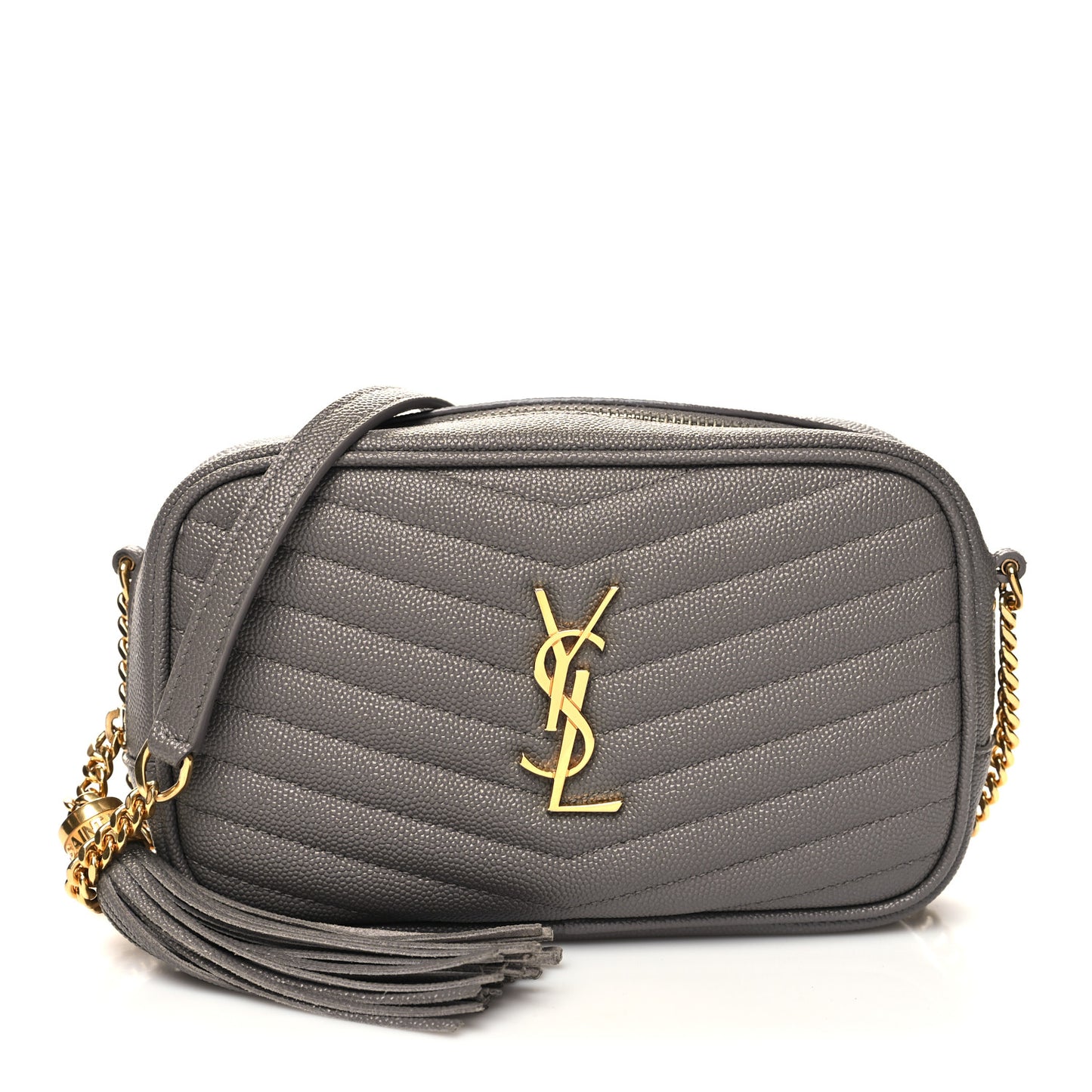 Grain De Poudre Matelasse Monogram Mini Lou Camera Bag Fog