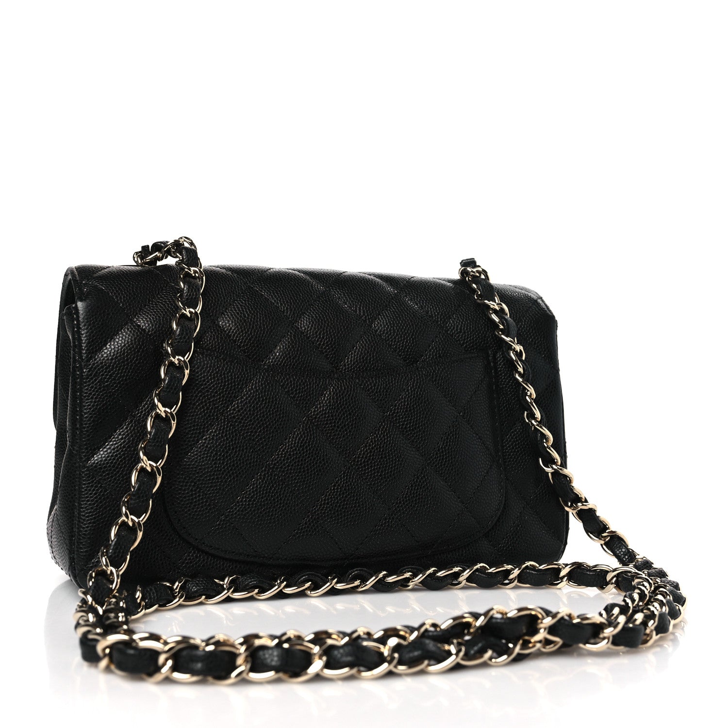 Chanel Caviar Quilted Mini Rectangular Flap Black 3 of 10