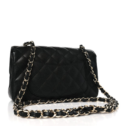 Chanel Caviar Quilted Mini Rectangular Flap Black 3 of 10