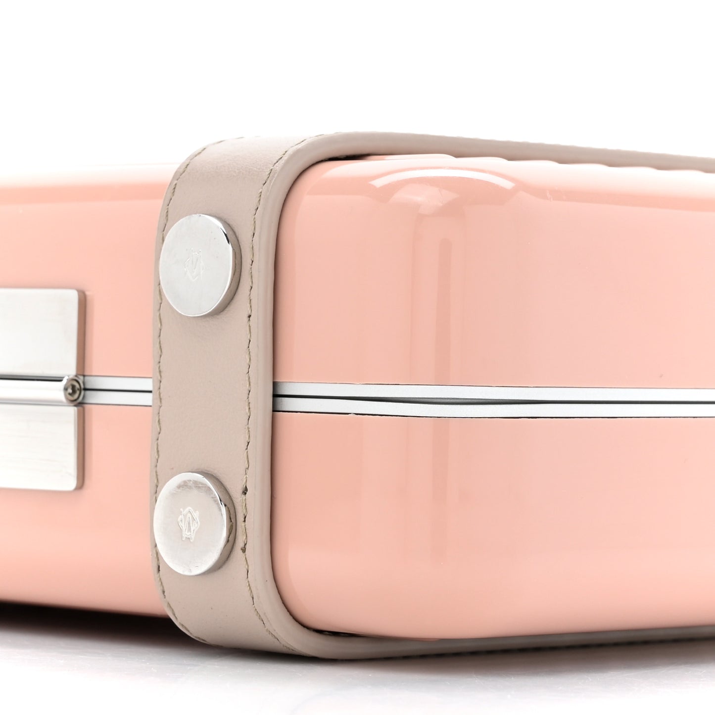 Gloss Polycarbonate Personal Cross-Body Bag Rose