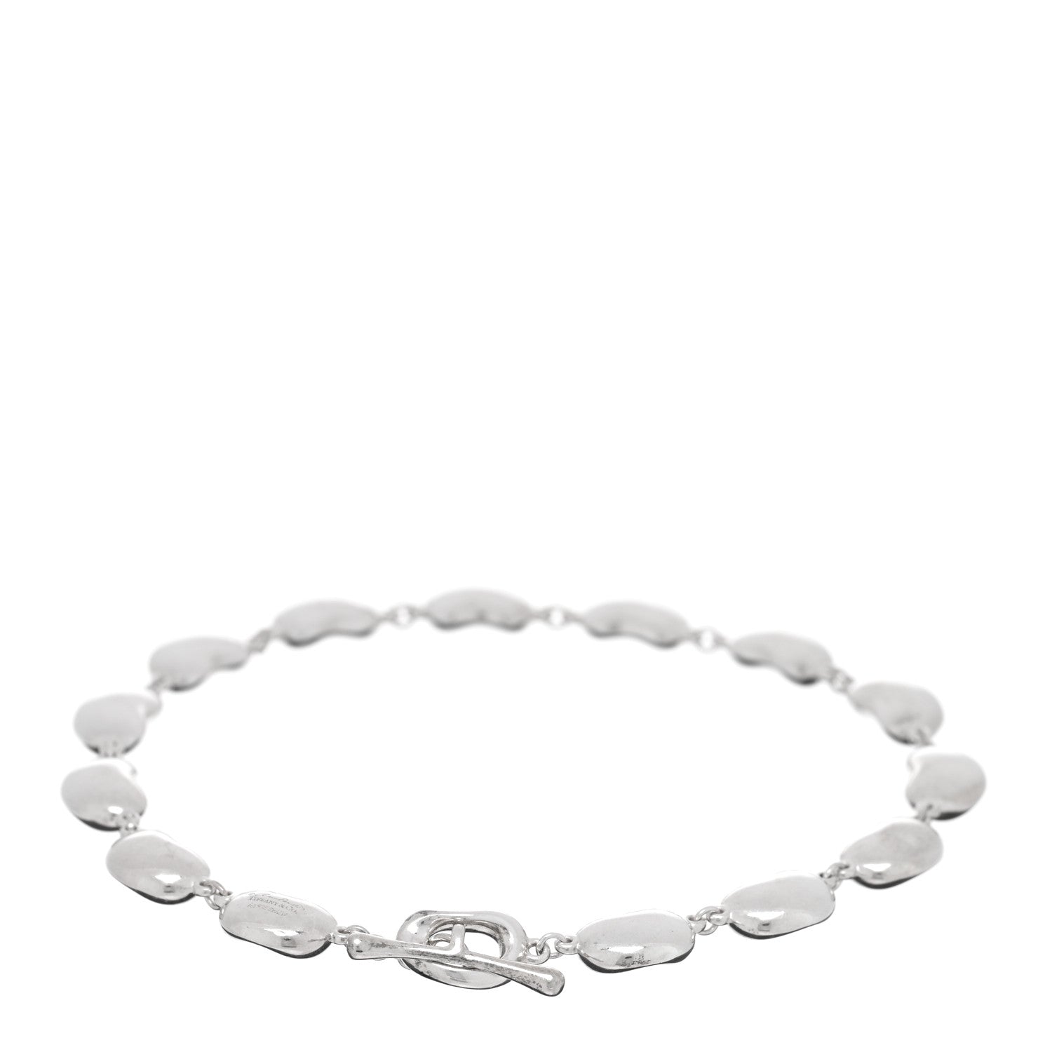 Tiffany Sterling Silver 6mm Elsa Peretti Bean Bracelet 2 of 3