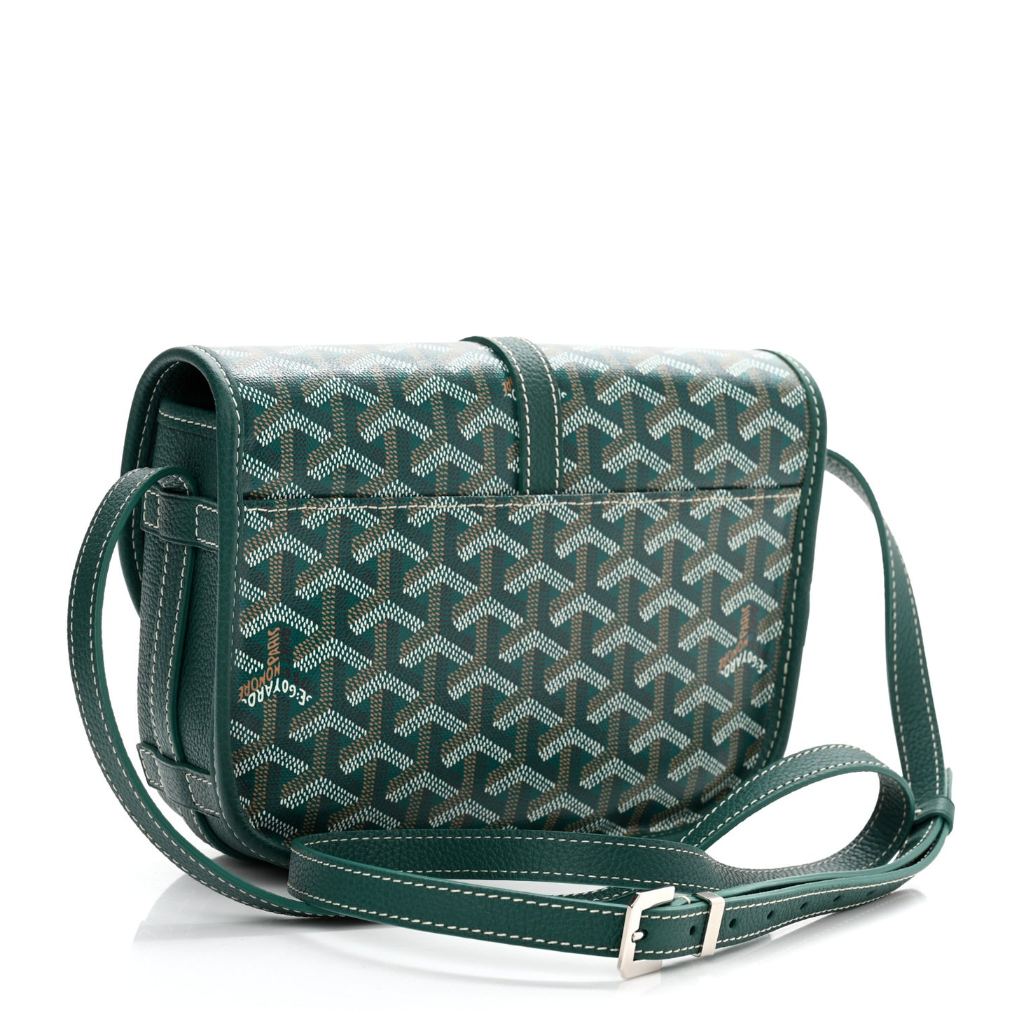 Goyardine Belvedere II PM Messenger Bag Green