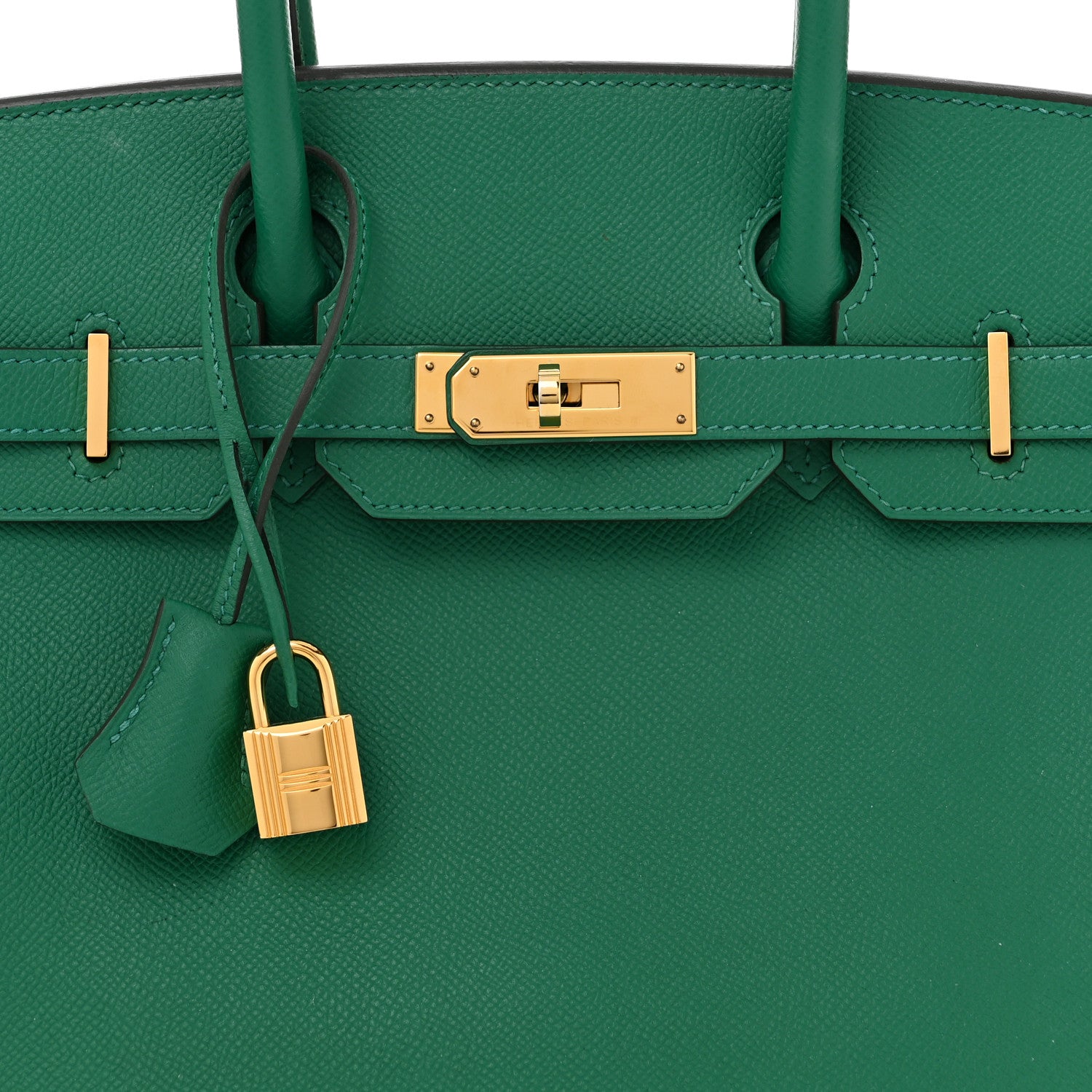 Hermes Epsom Birkin 30 Vert Vertigo 8 of 11