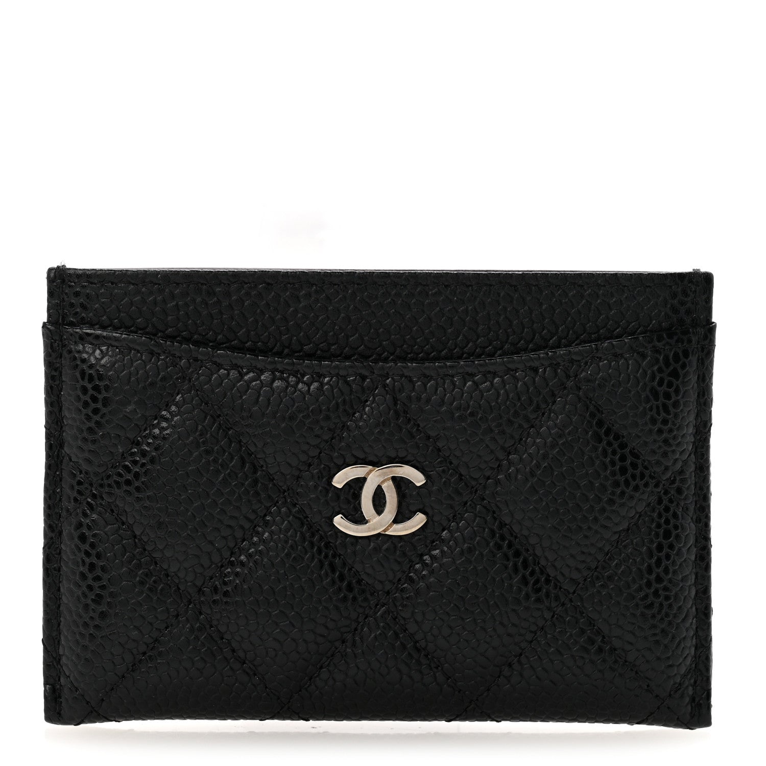 Chanel Caviar Quilted Card Holder Black 1 of 10