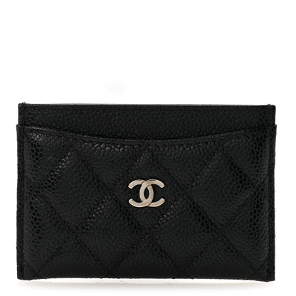 Chanel Caviar Quilted Card Holder Black 1 of 10