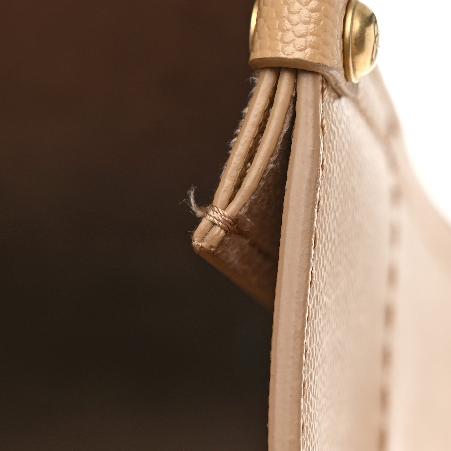 Caviar Small Studded Deauville Tote Beige