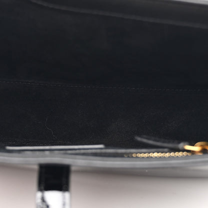 Saint Laurent Patent Le 5 A 7 Hobo Black 5 of 12