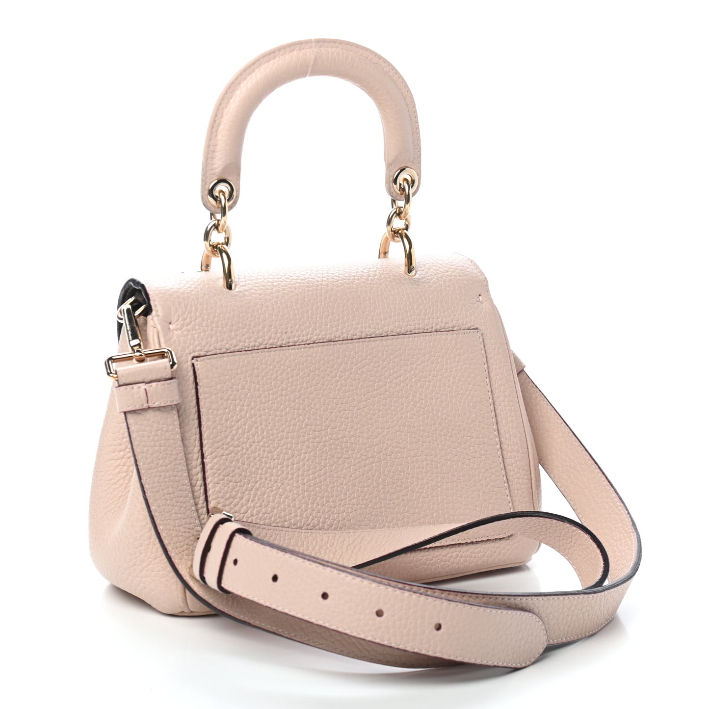Bullcalf Mini Be Dior Flap Rose Poudre