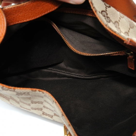 Monogram Piston Lock Jackie O Hobo Tan