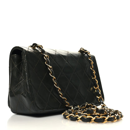 Chanel Lambskin Quilted Small Single Flap Bag Green 3 of 11
