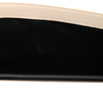 Saint Laurent Grain De Poudre Monogram Uptown Chain Wallet Crema Soft 11 of 12