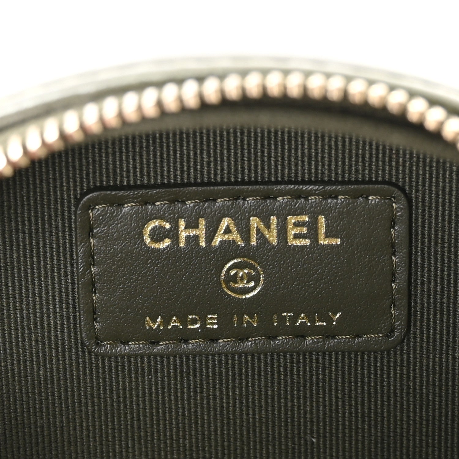 Chanel Lambskin Quilted Pillow Crush Round Clutch With Chain Green 6 of 10